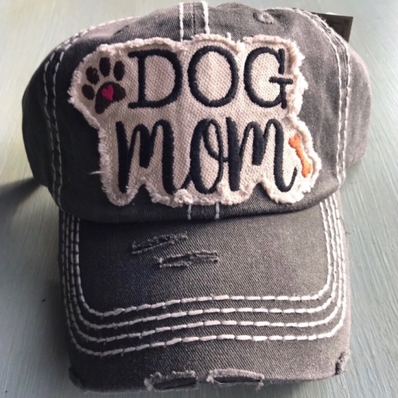 Accessories - 🆕 Restocked❗️Dog Mom Adjustable Distressed Cap
